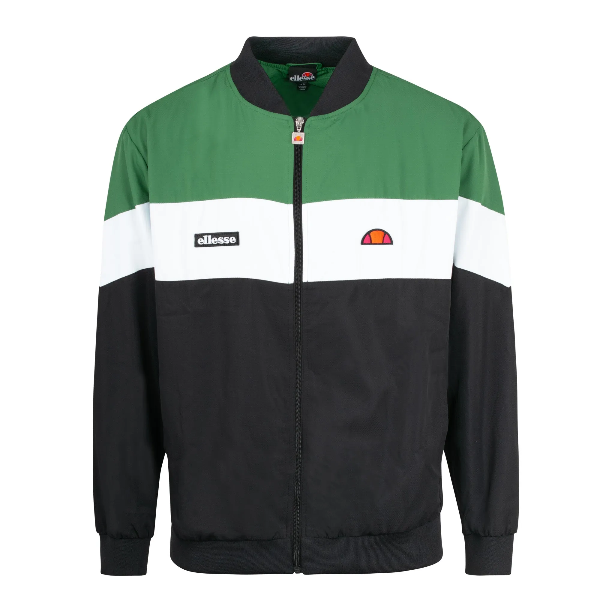 Ellesse Brolo Shell Track Top Black/Green