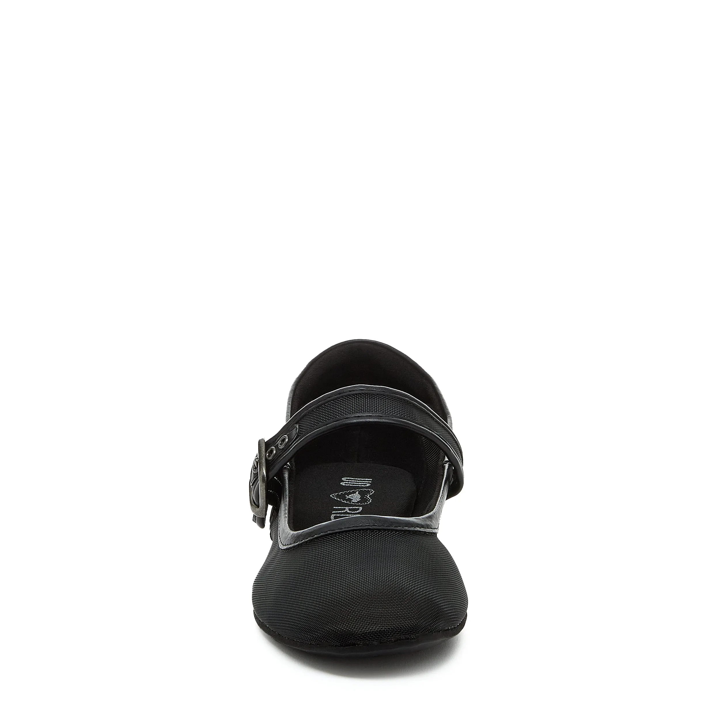 Emma Black Mesh Ballet Flat