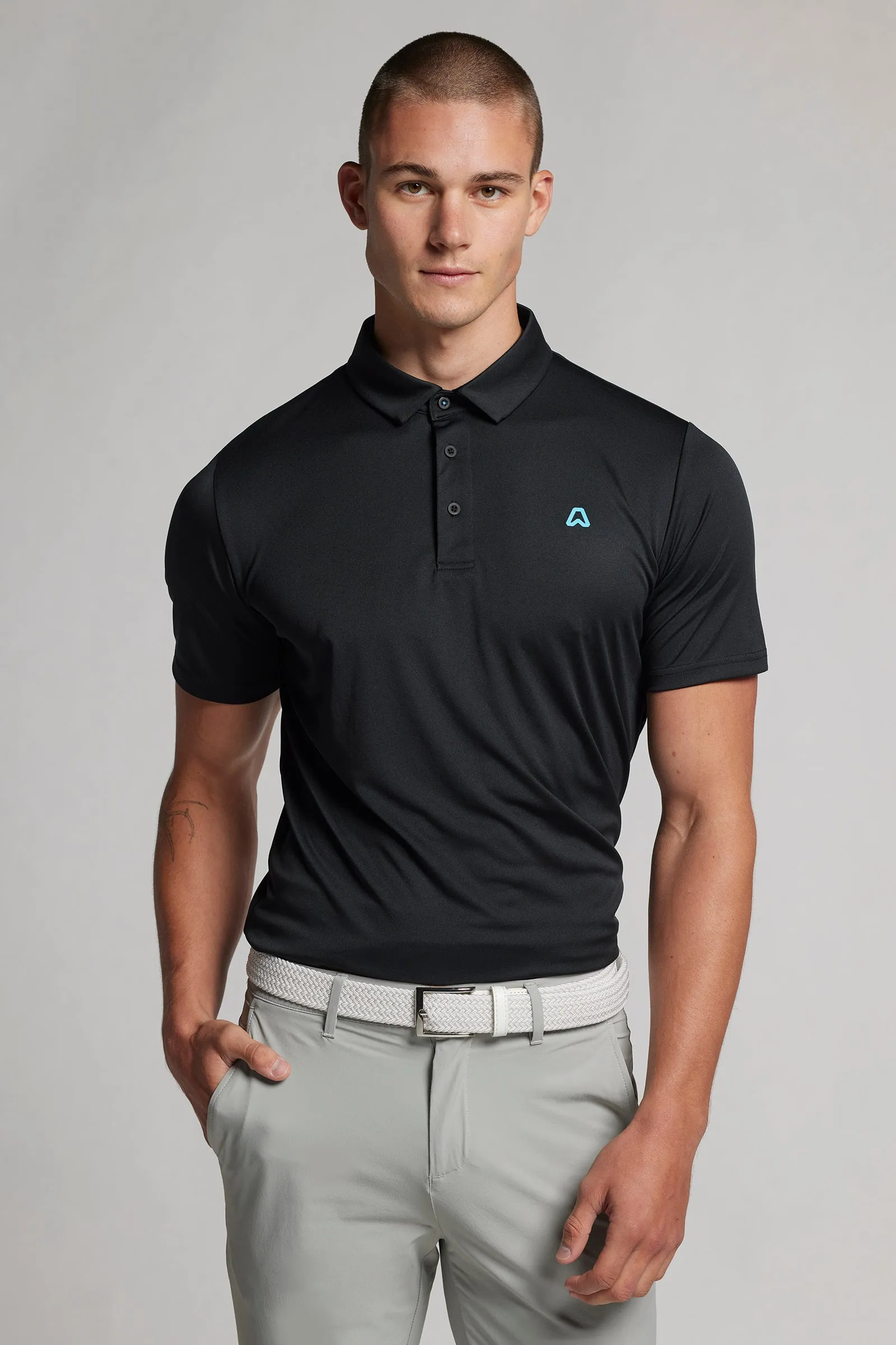 Essentials Regular Fit Core Polo - Putter Black