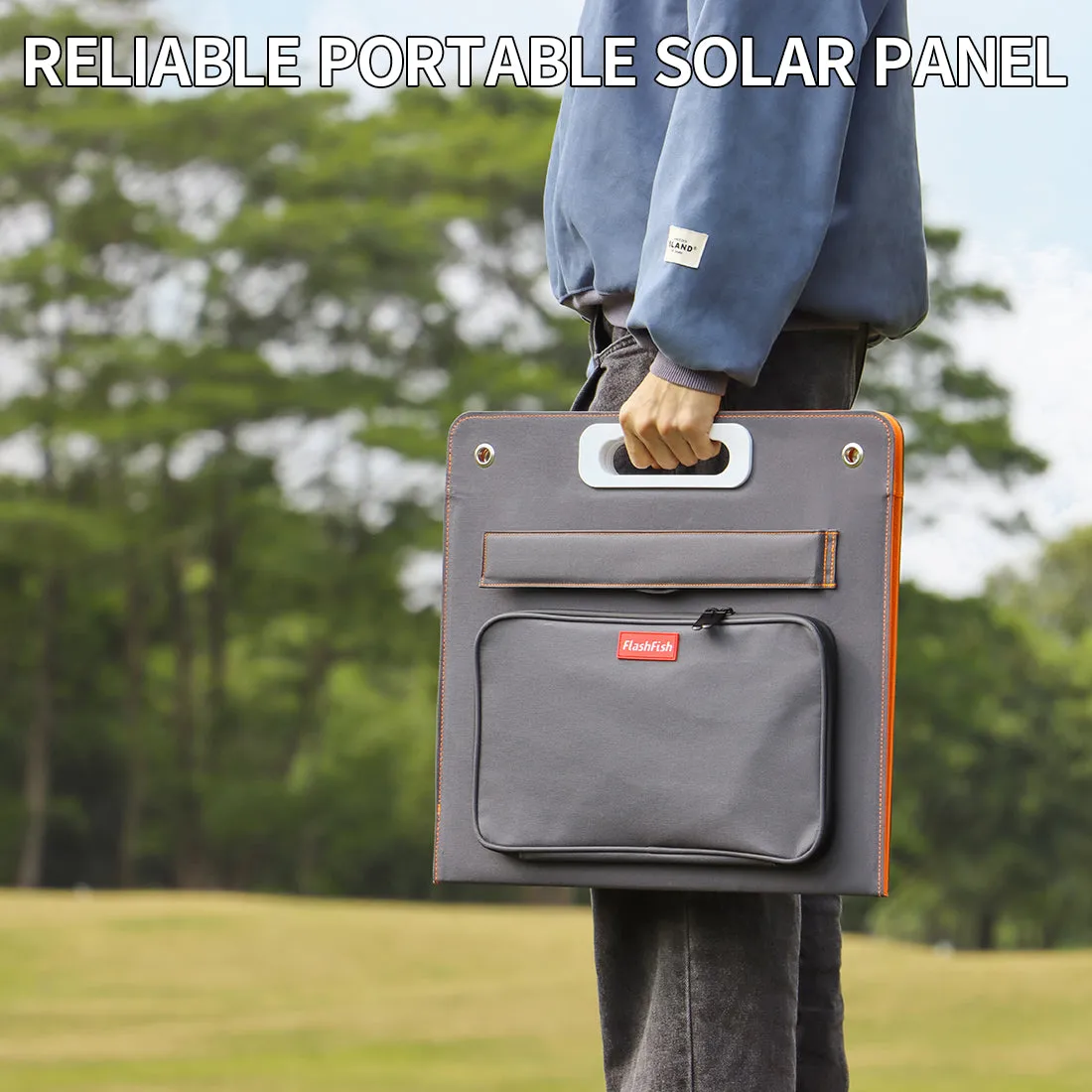 Flashfish TSP60 Foldable Solar Panel | 60W/18V USB Foldable Solar Panel Flexible Smartphone Battery Charger