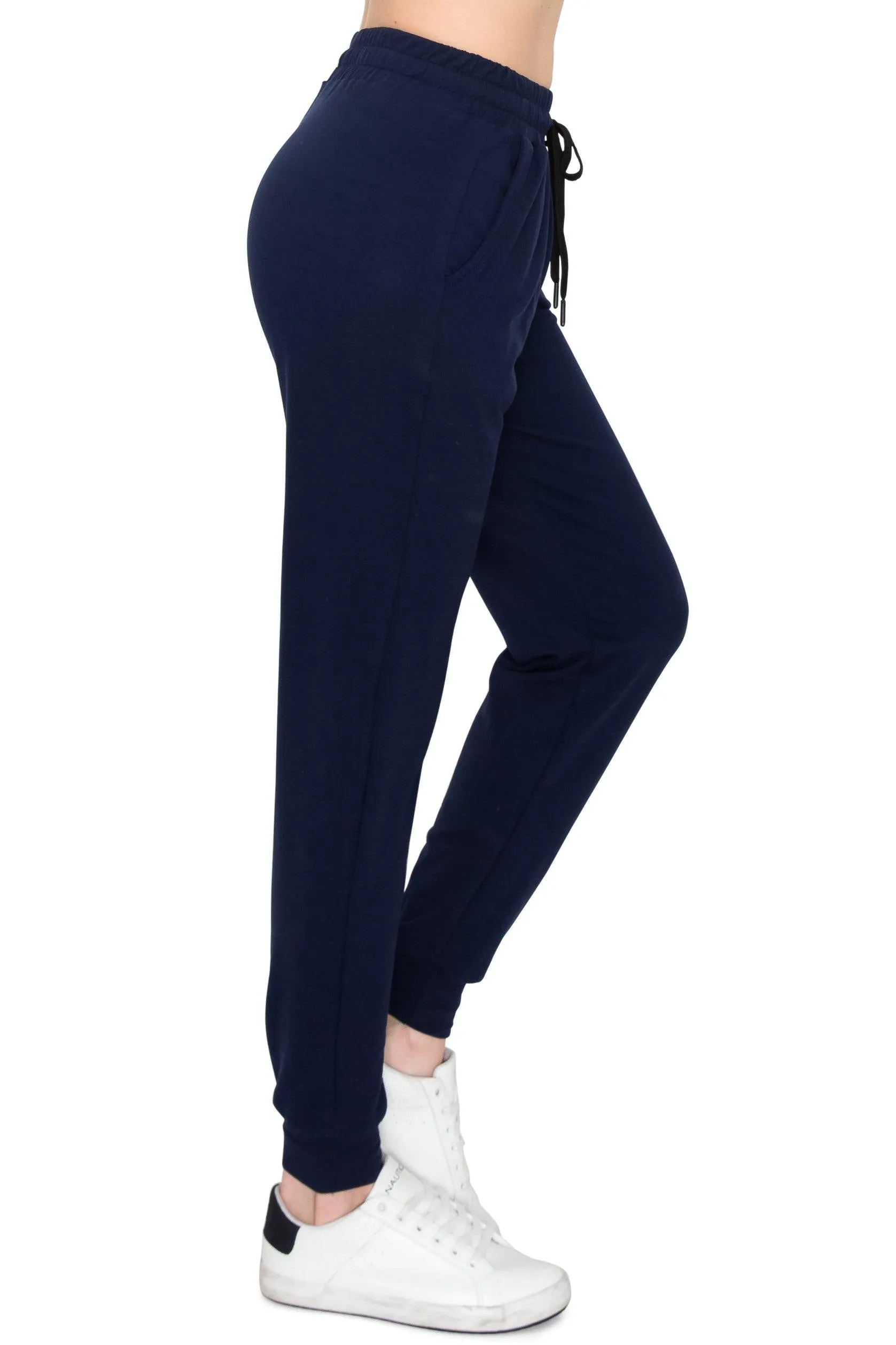 Fleece Jogger Sweatpants - Soft Stretch Warm Sweatpants with Pockets