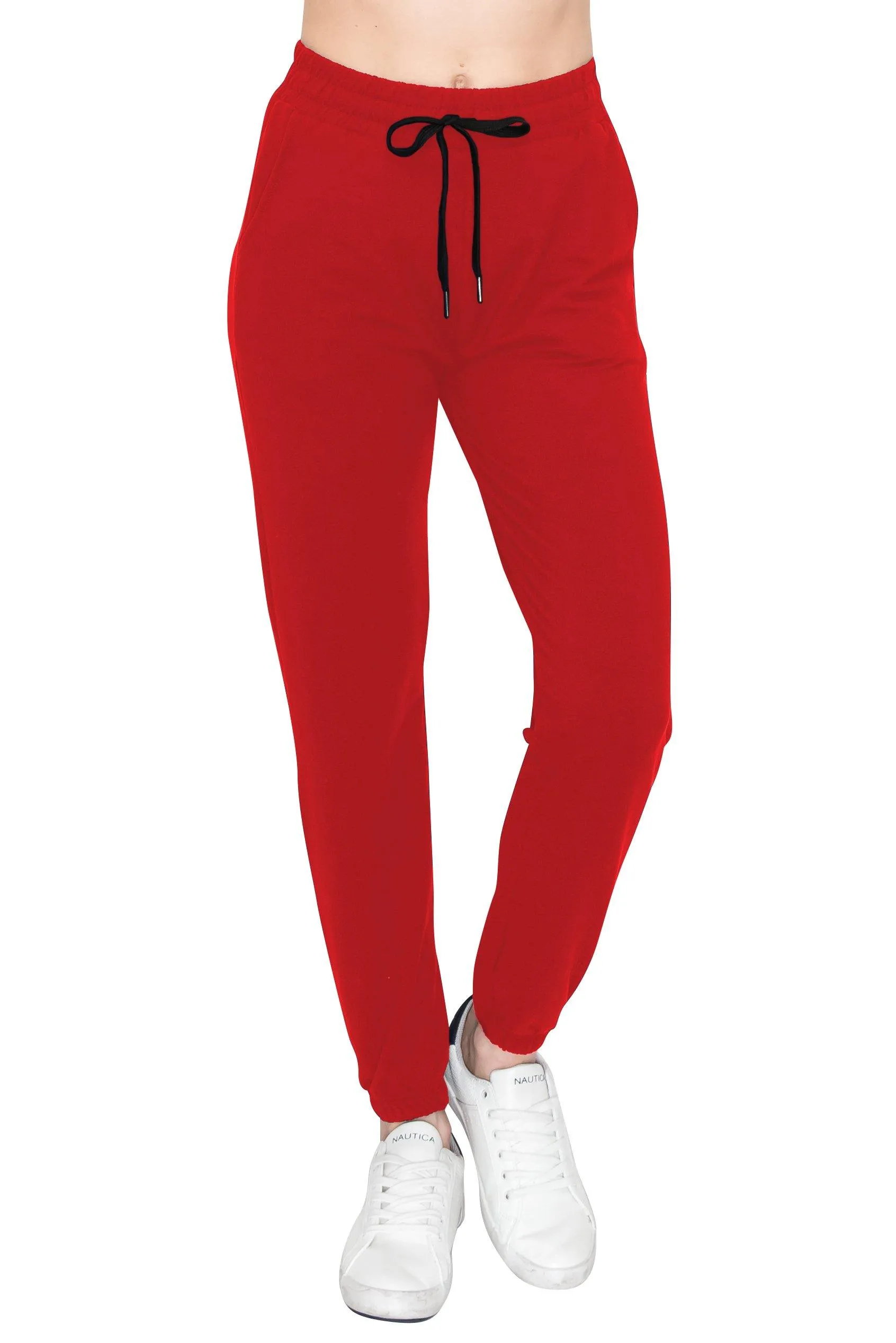 Fleece Jogger Sweatpants - Soft Stretch Warm Sweatpants with Pockets