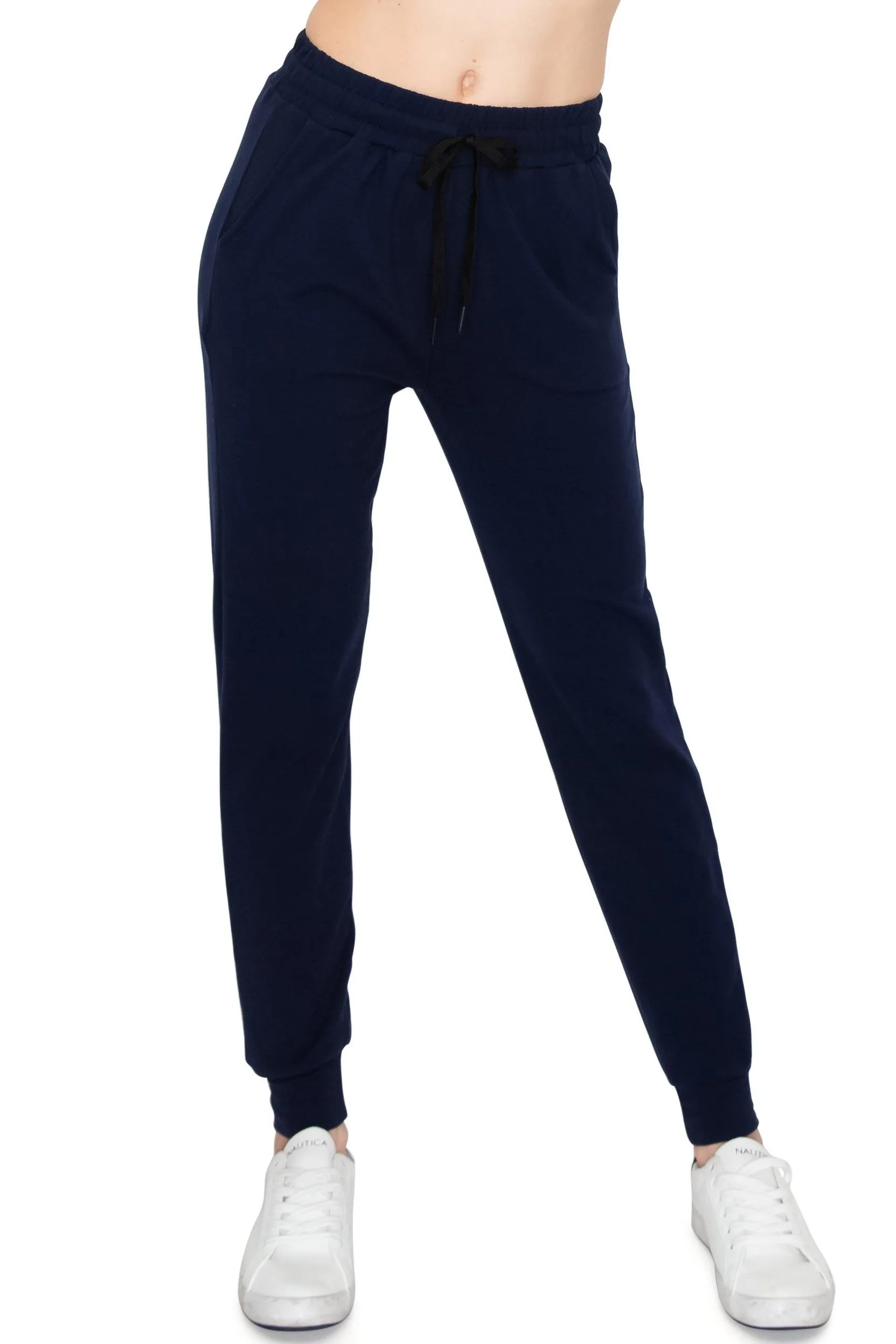 Fleece Jogger Sweatpants - Soft Stretch Warm Sweatpants with Pockets