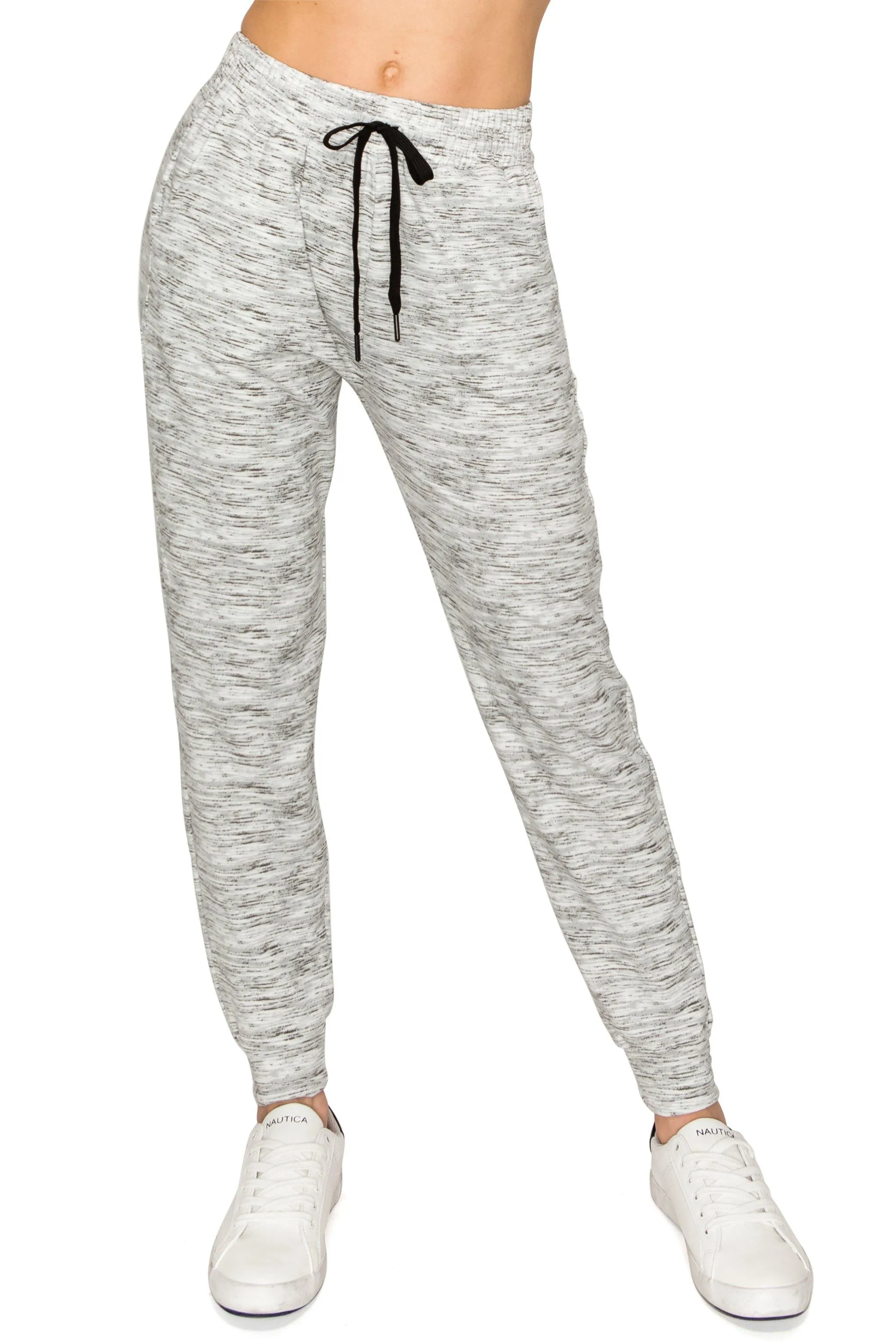 Fleece Jogger Sweatpants - Soft Stretch Warm Sweatpants with Pockets