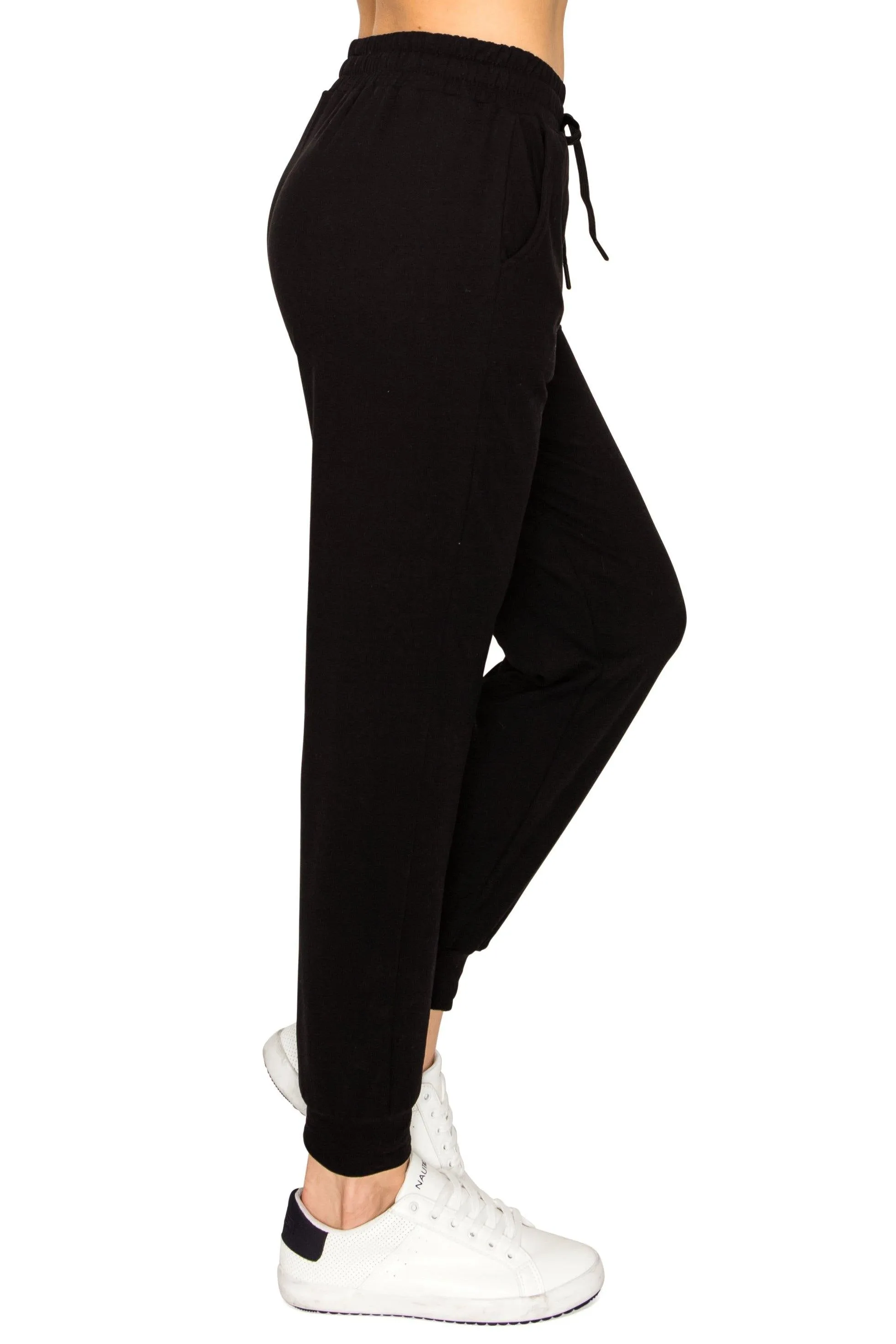 Fleece Jogger Sweatpants - Soft Stretch Warm Sweatpants with Pockets