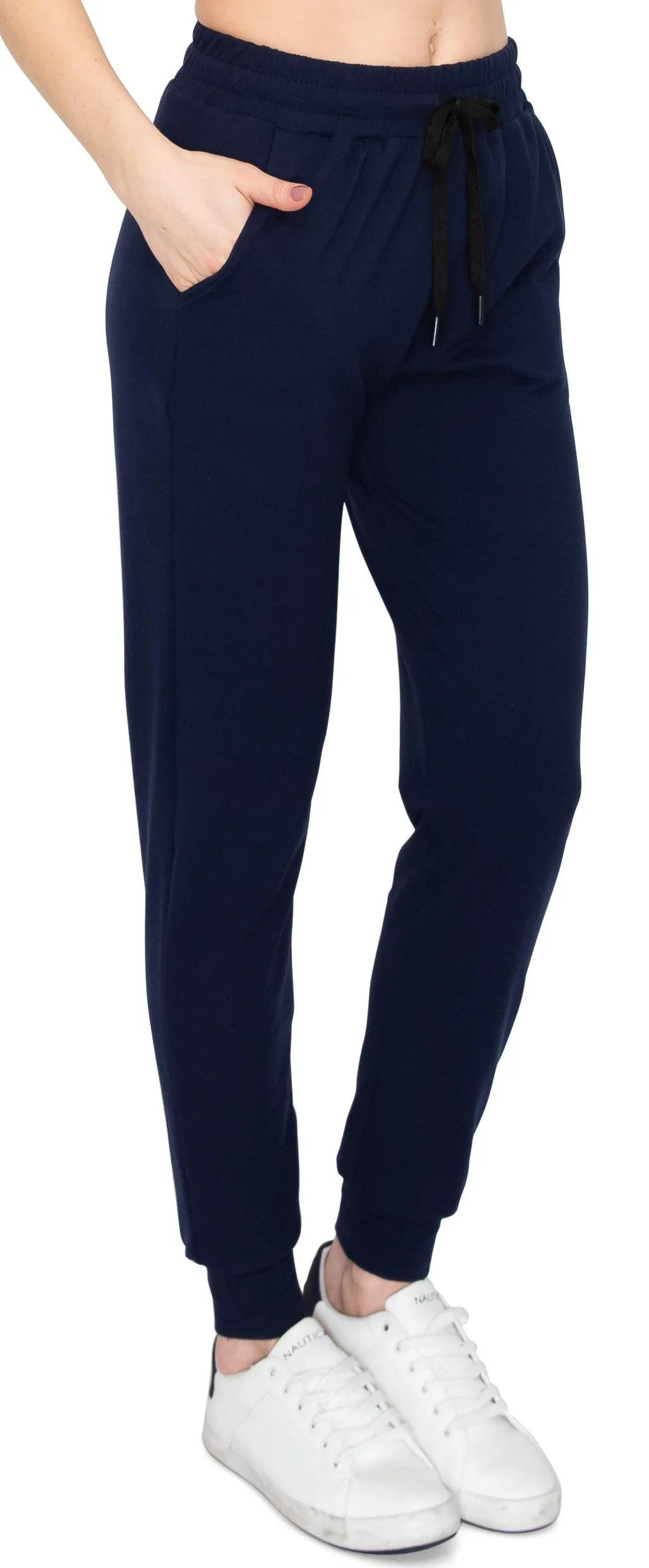 Fleece Jogger Sweatpants - Soft Stretch Warm Sweatpants with Pockets