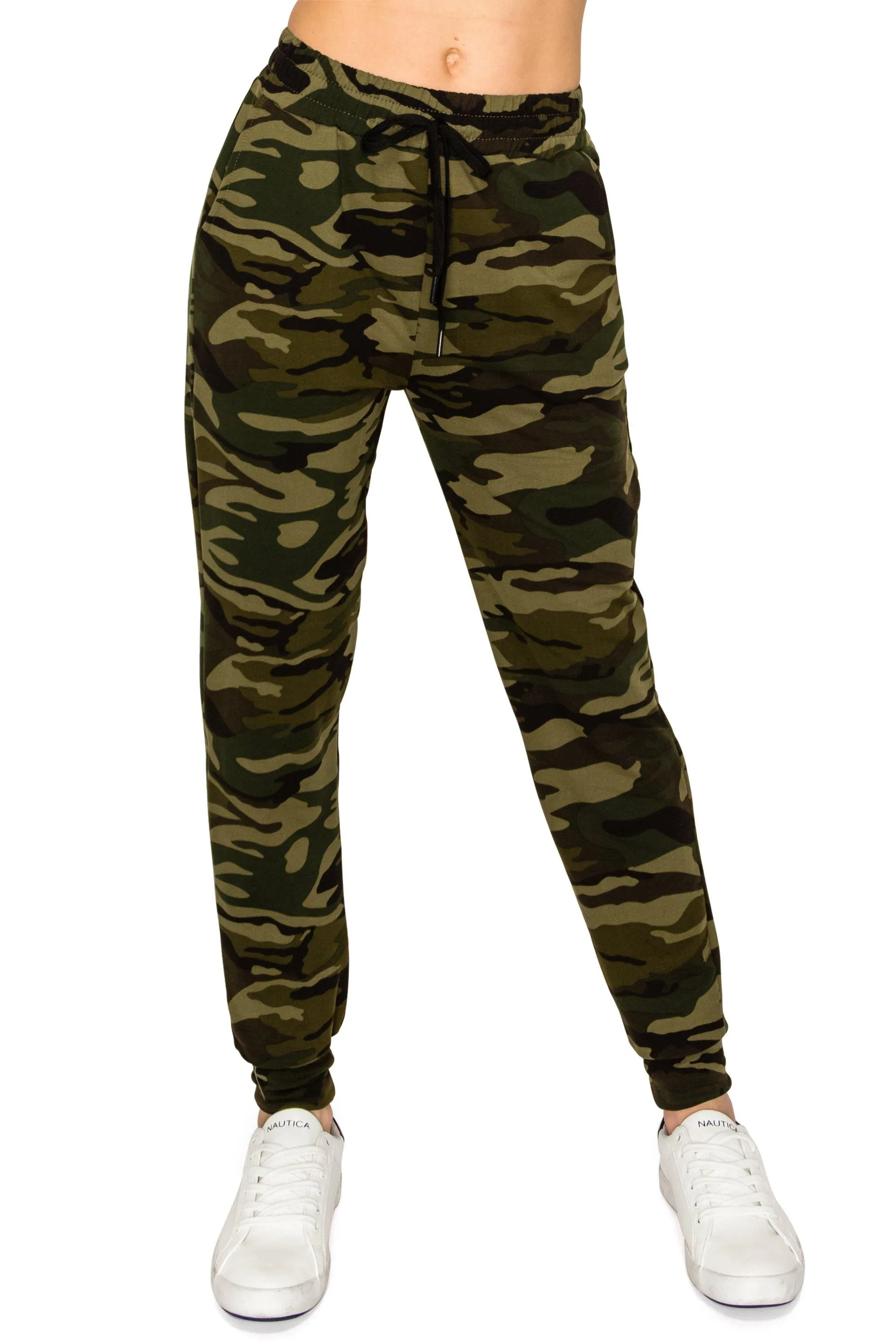 Fleece Jogger Sweatpants - Soft Stretch Warm Sweatpants with Pockets