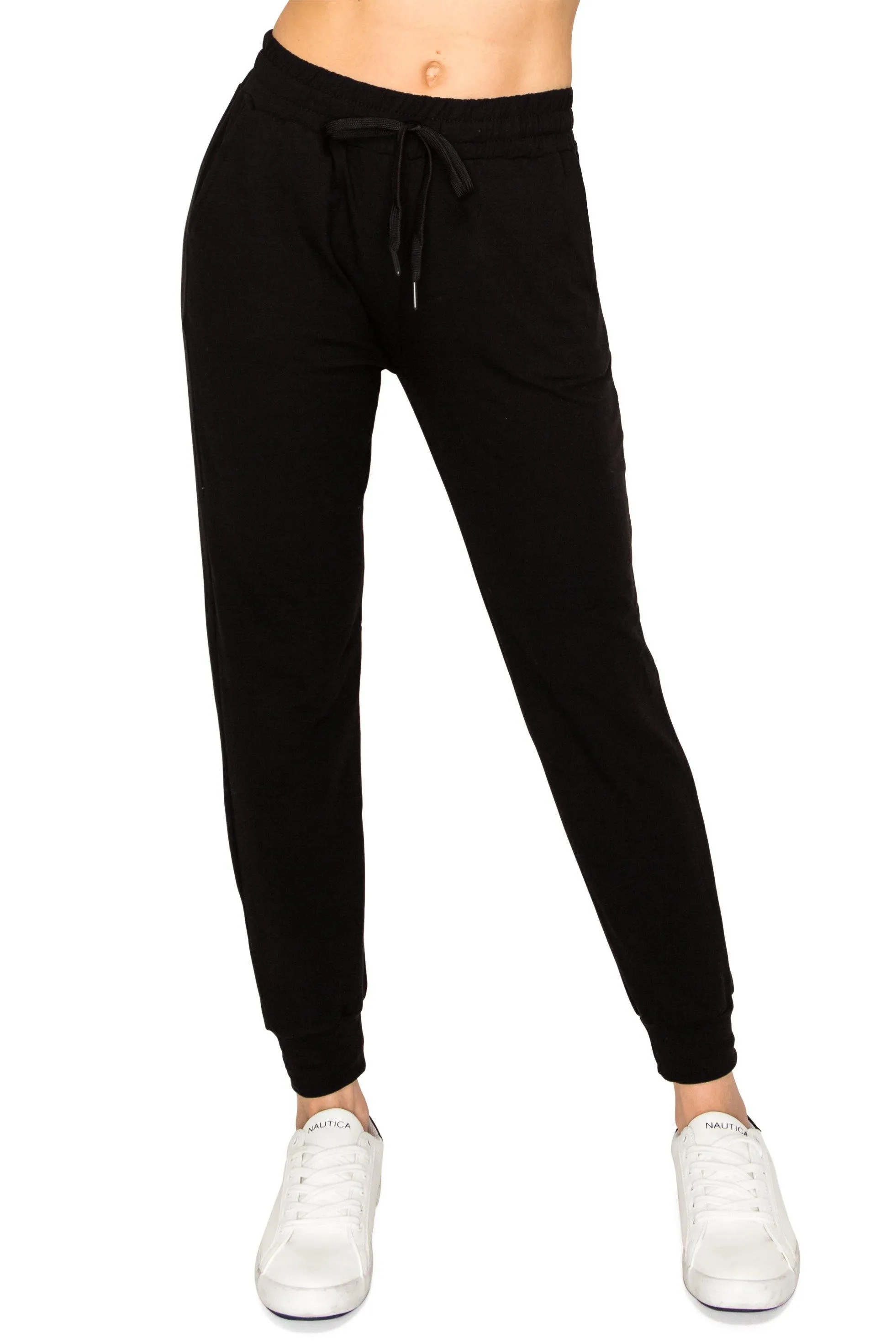 Fleece Jogger Sweatpants - Soft Stretch Warm Sweatpants with Pockets