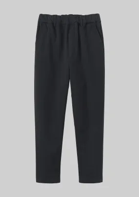 Gabi Cotton Pull On Trousers | Soft Black