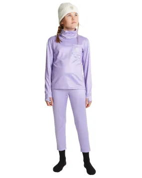 GIRLS CAPRI FUNNEL NECK - PURPLE ROSE