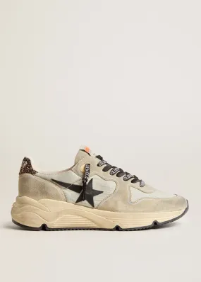 Golden Goose Deluxe Brand Running Sole in Ice & Taupe