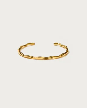 Golden Wave Bangle