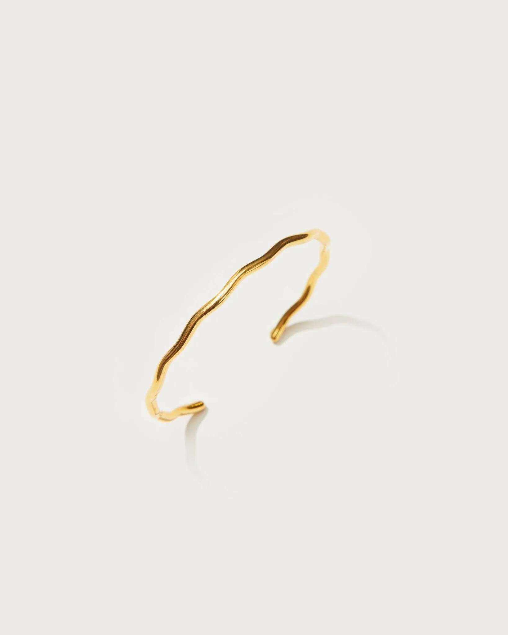 Golden Wave Bangle