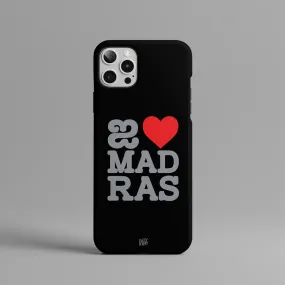 I Love Madras Hard Phone Case