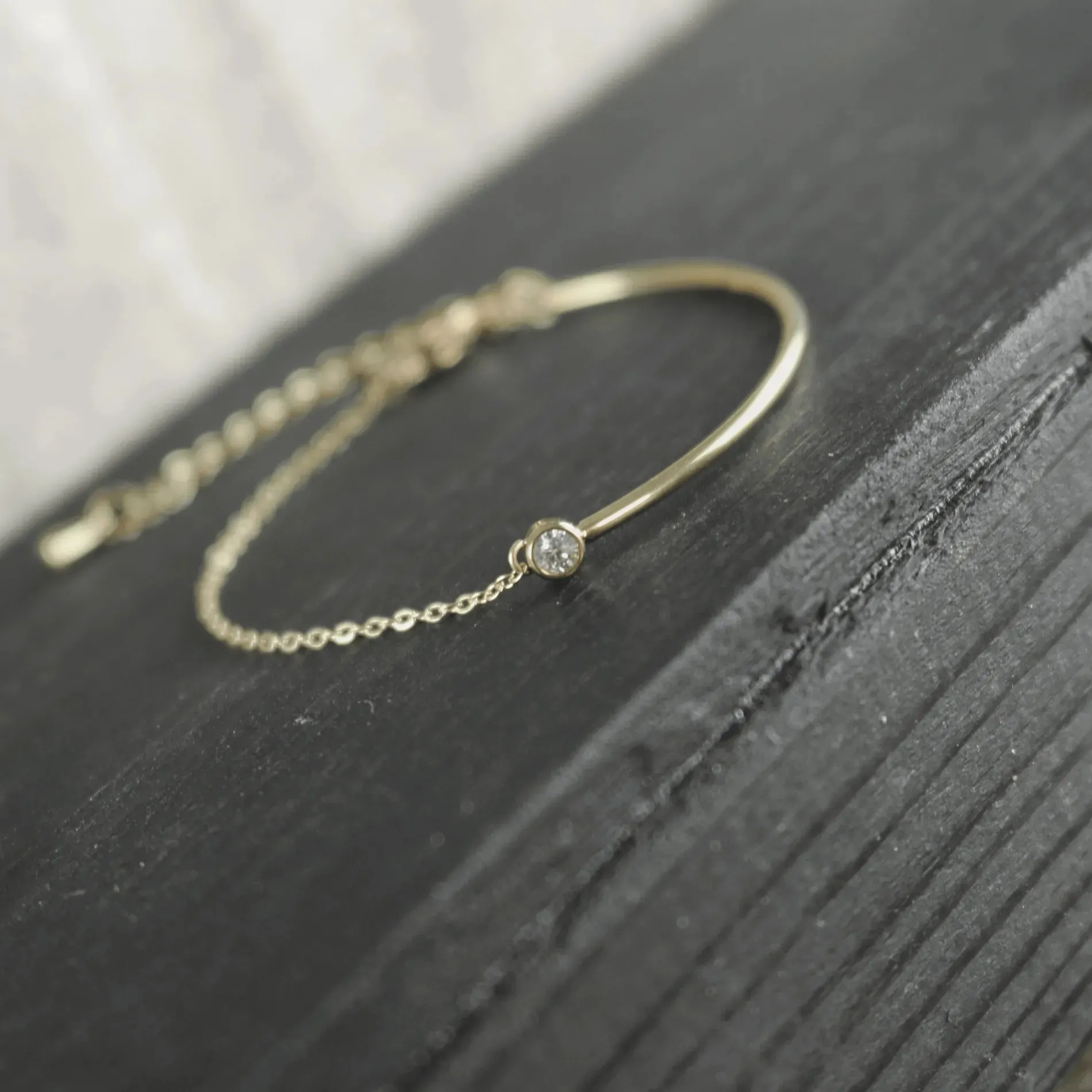 Joy Waterproof Clear CZ Bracelet 18K Gold Plating