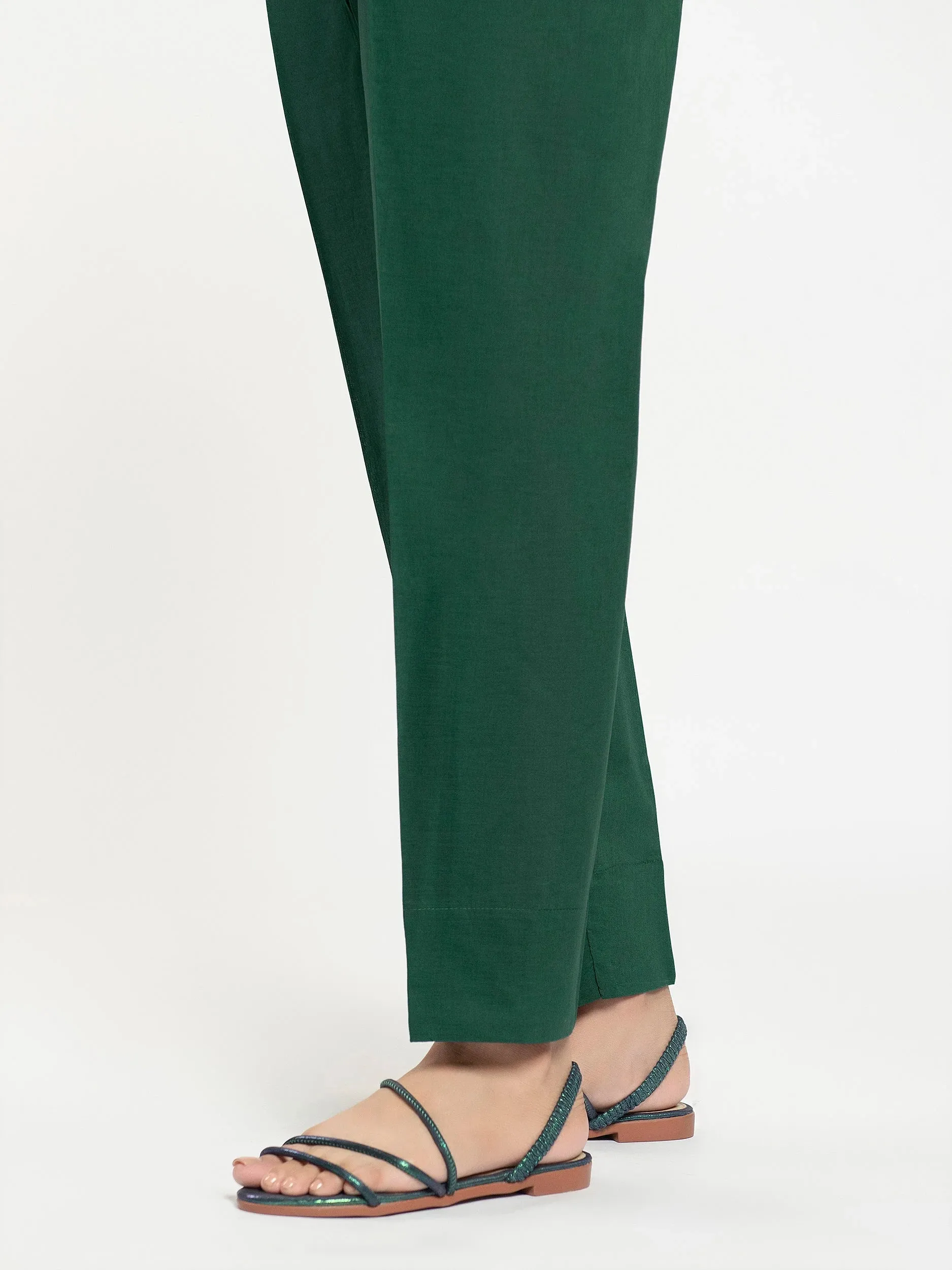 Limelight Dark Green Cambric Trouser (P6048TR)