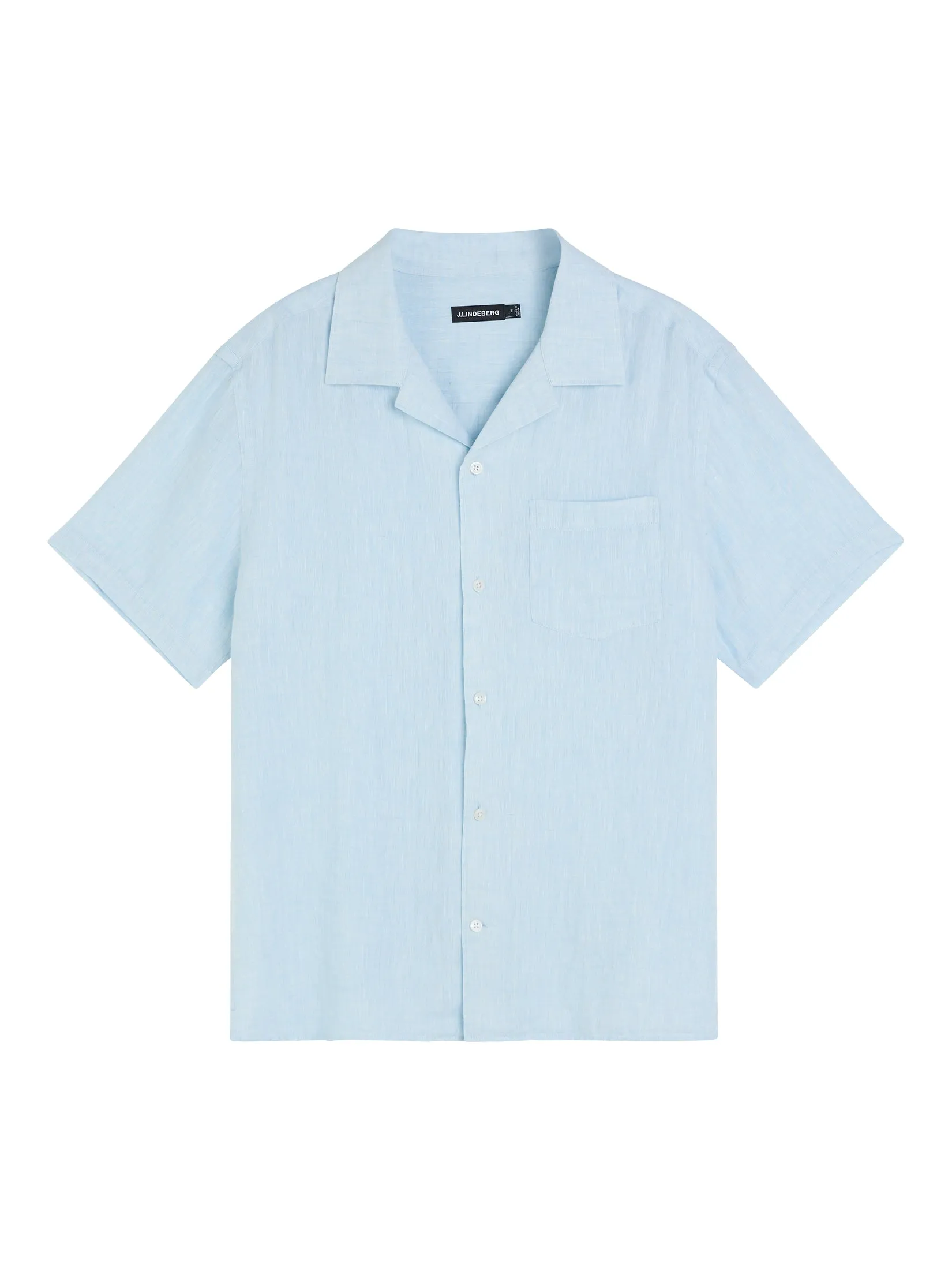 Linen Melange Short Sleeve Shirt