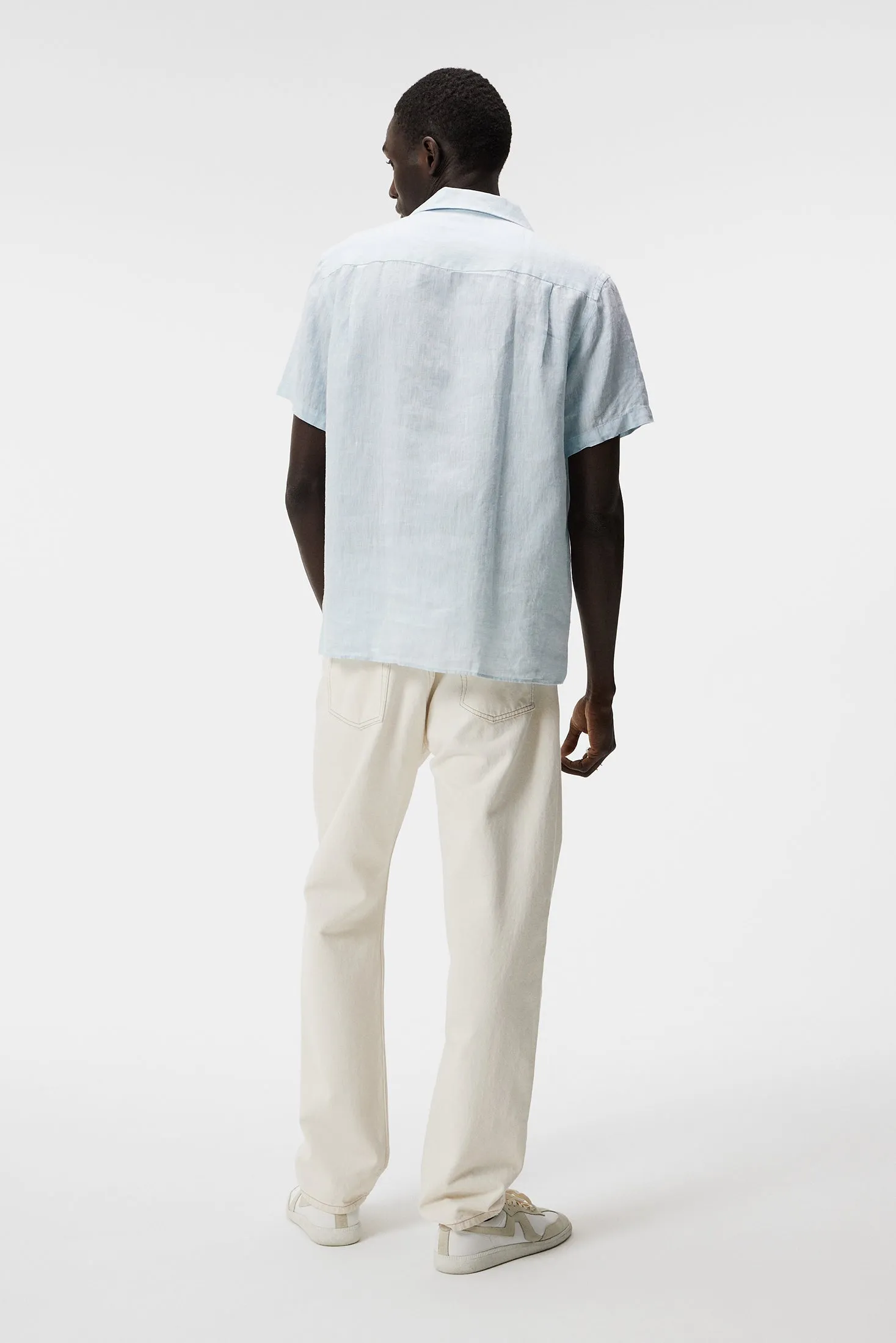 Linen Melange Short Sleeve Shirt