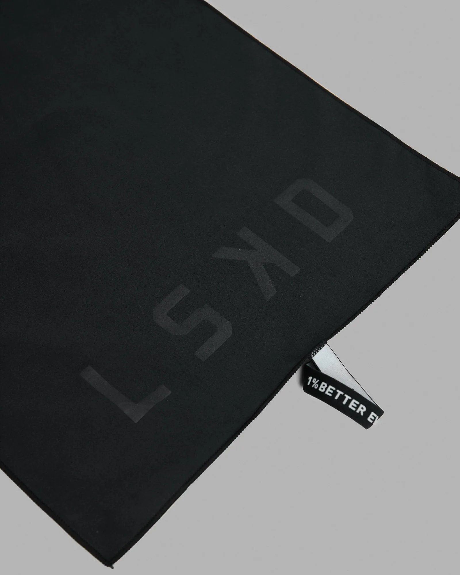 LSKD x Fitstop Lightweight Microfibre Towel 45x105cm - Black