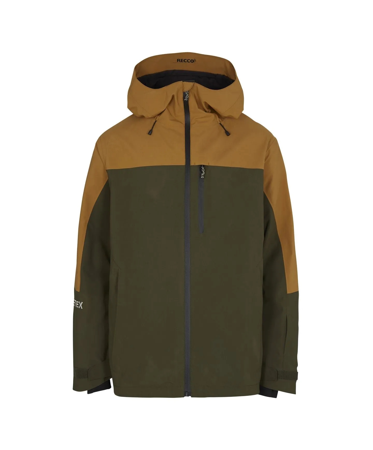 Men's GTX Psycho Snow Jacket - Rich Caramel Colour Block