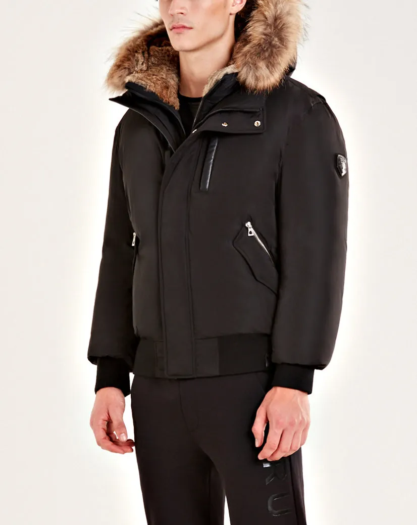 MENS RUDSAK STEPHAN BLACK/NATURAL FUR