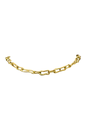 Molten Chunky Necklace 14K Gold Plated