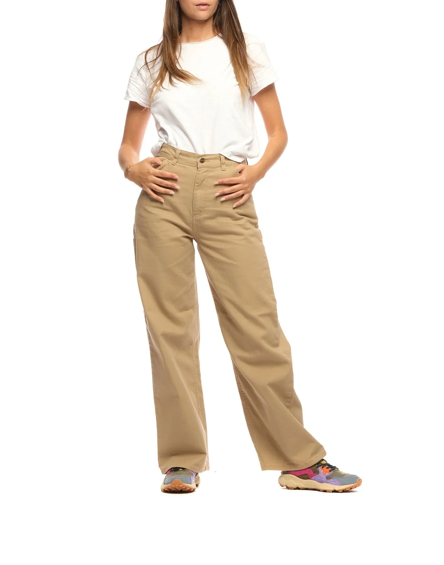 Pants woman I032257 DUSTY BROWN CARHARTT WIP