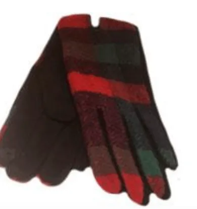 Plaid Gloves