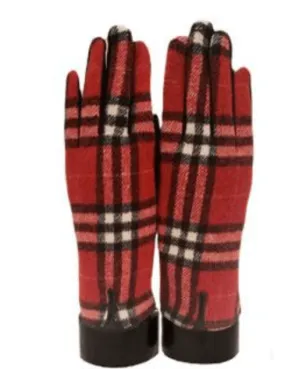 Plaid Gloves