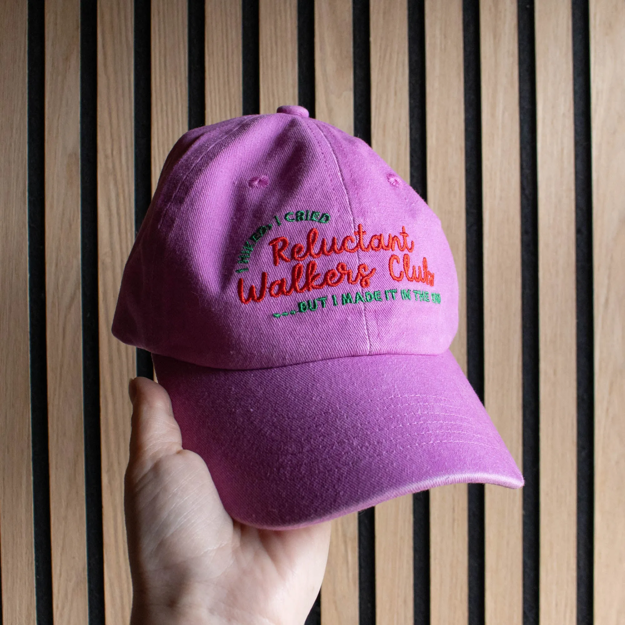 Reluctant Walkers Club Purple Cap