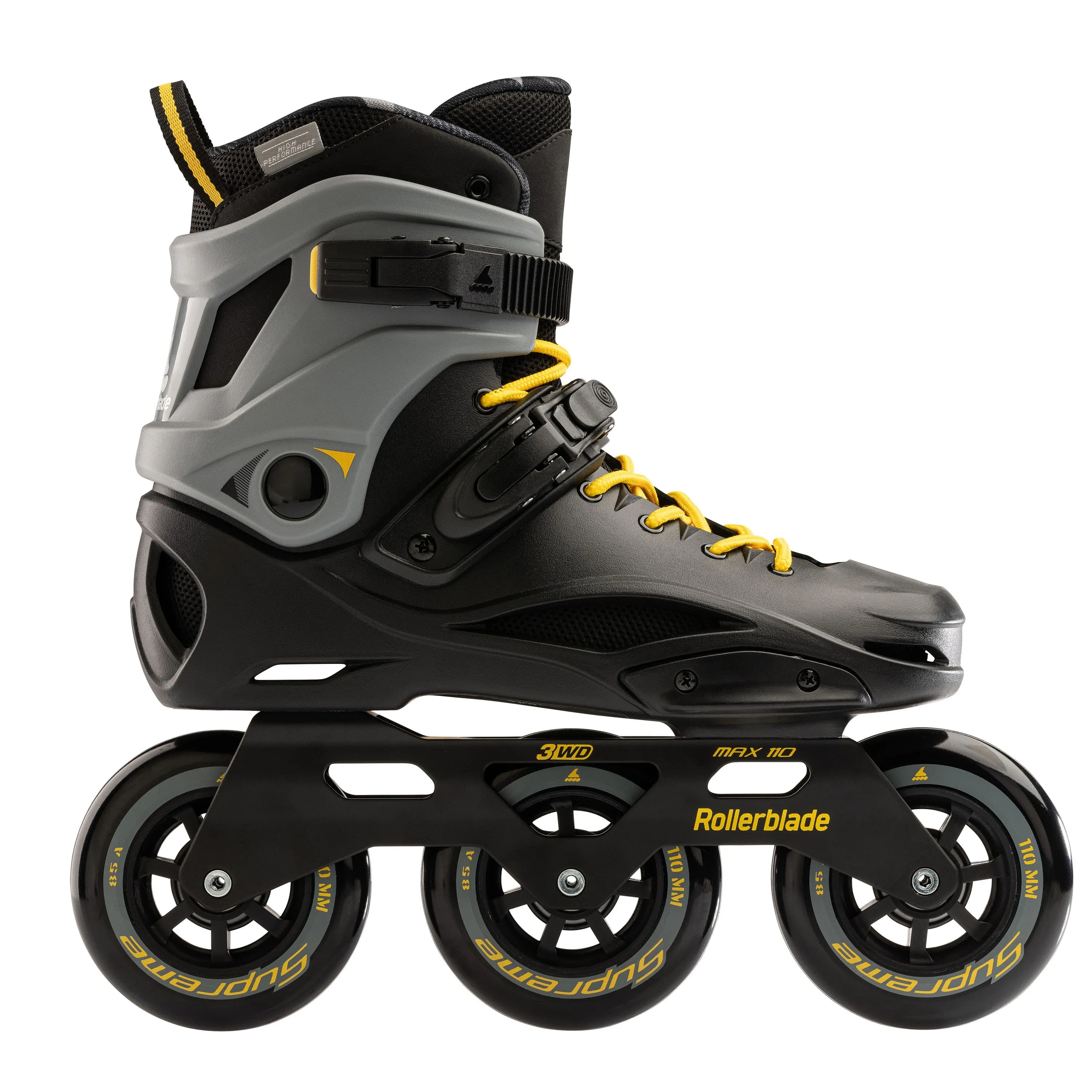 Rollerblade RB 110 3WD - Black/Saffron Yellow