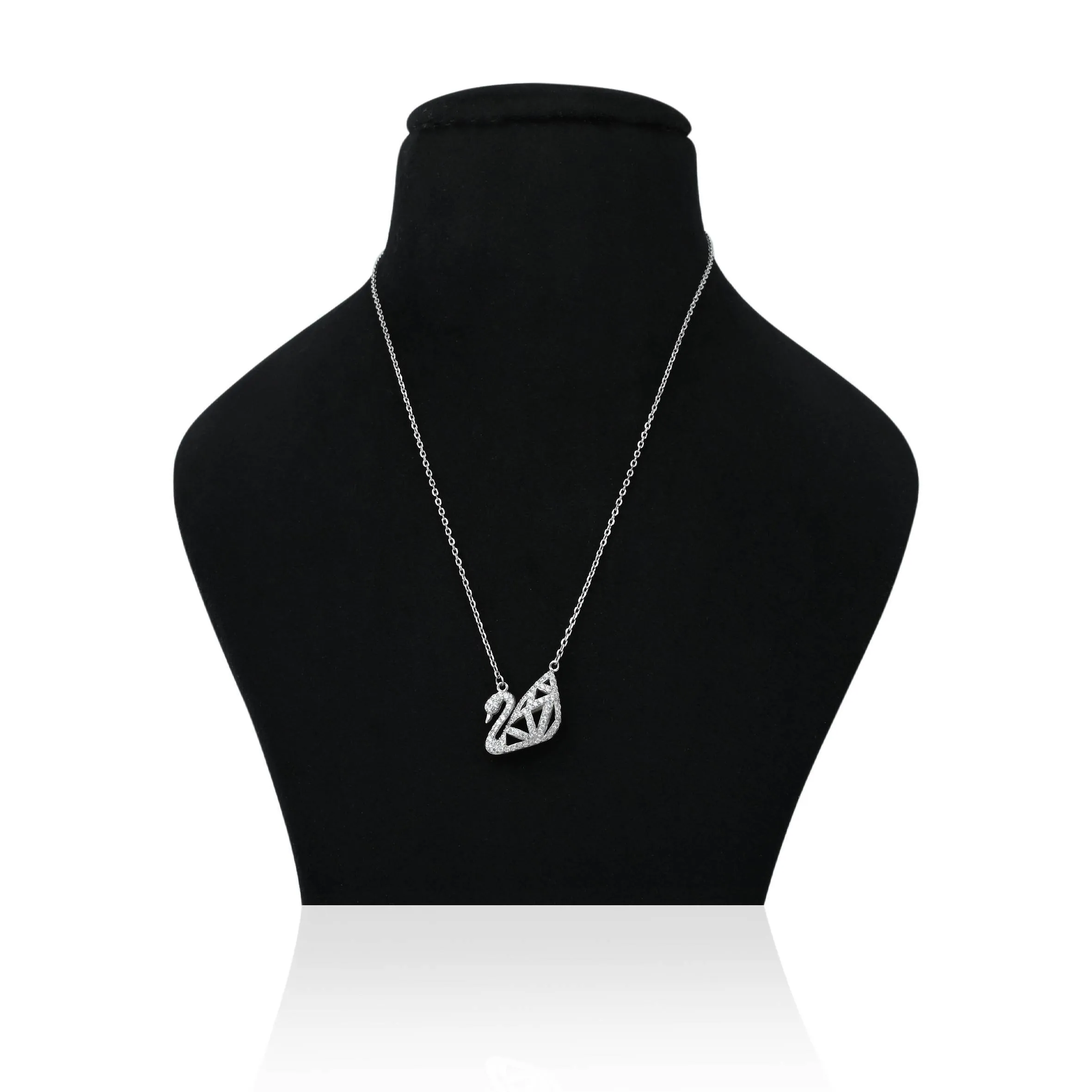 Silver Charming Duck Chain With Pendant