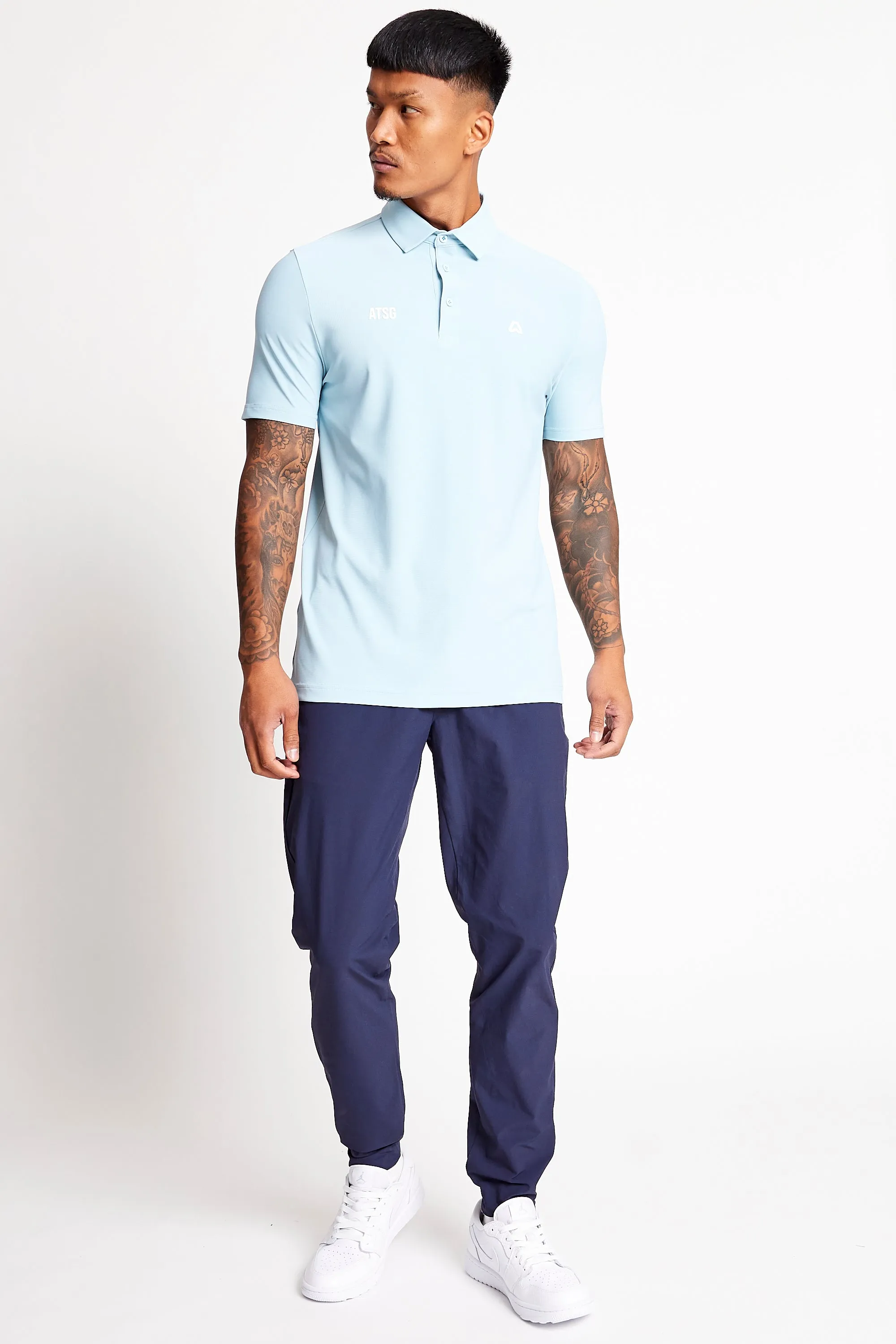 Slim Fit Polo  - Baby Blue