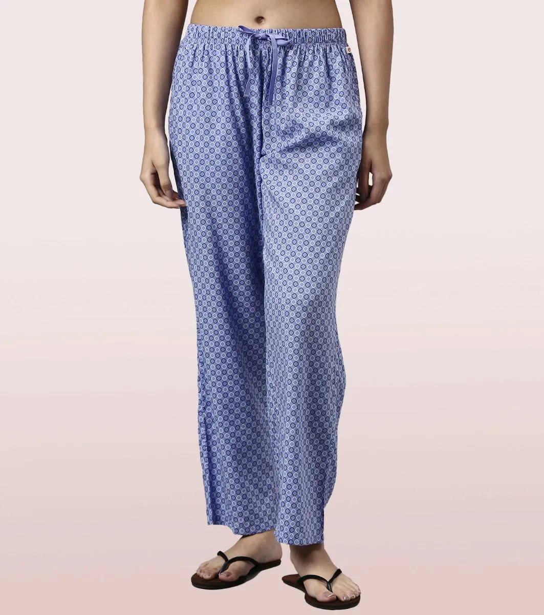 Slounge Pant Set | Modal Woven Printed Shirt And Pant Set