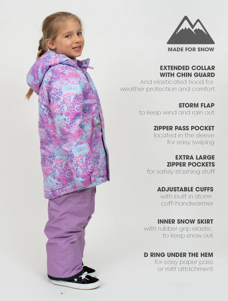 Snowrider Ski Jacket - Rainbow Leopard