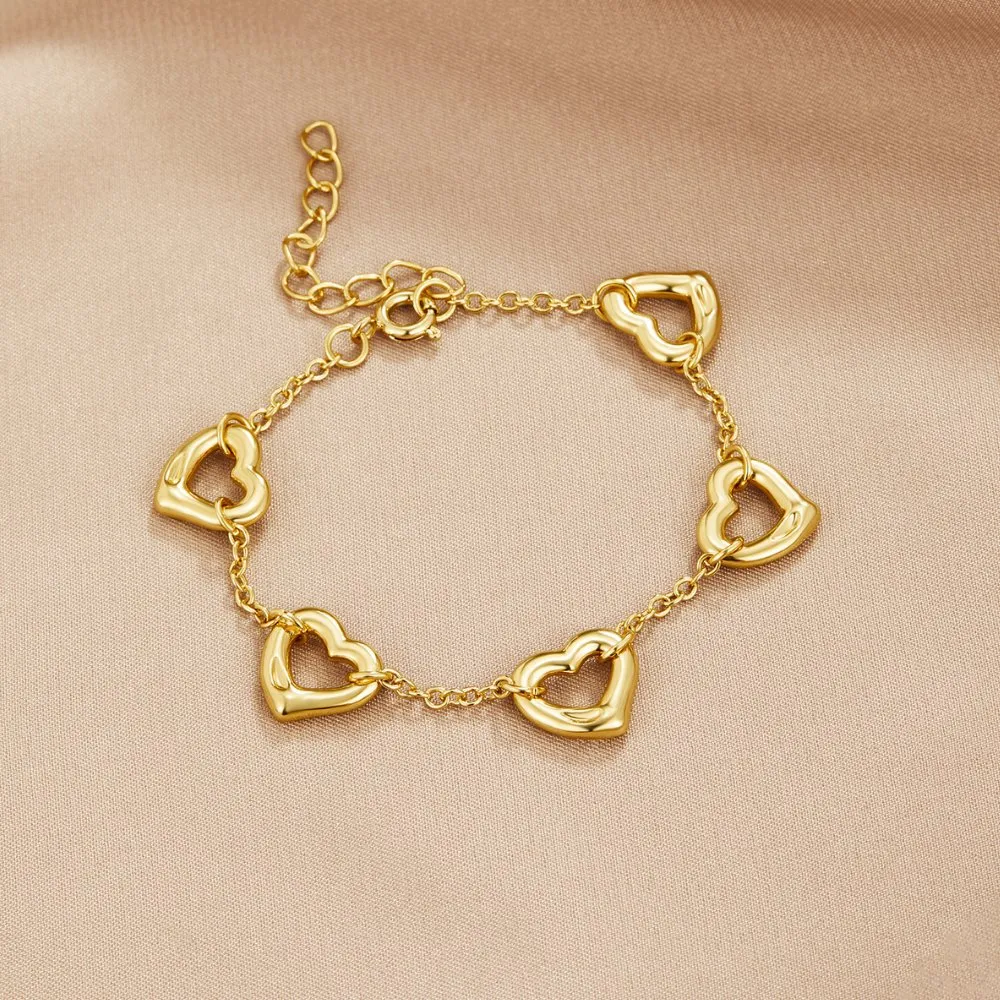 'String of Hearts' Bracelet