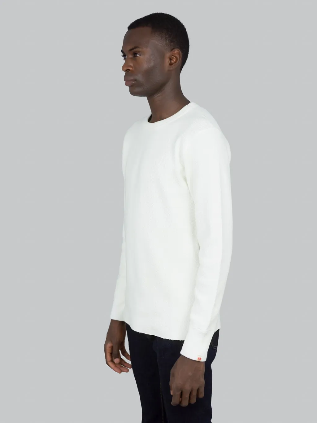 UES Double Honeycomb Thermal T-Shirt Off White