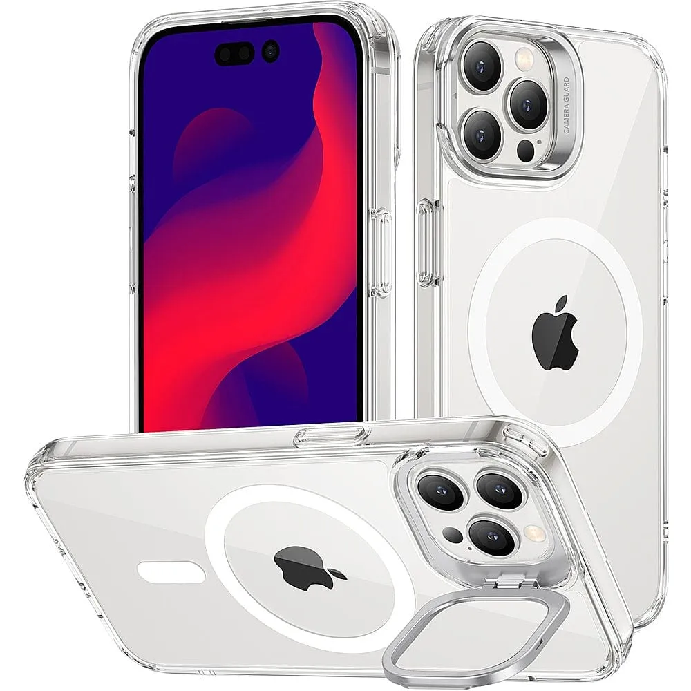 Venture Series Clear Case with Kickstand - iPhone 14 Pro