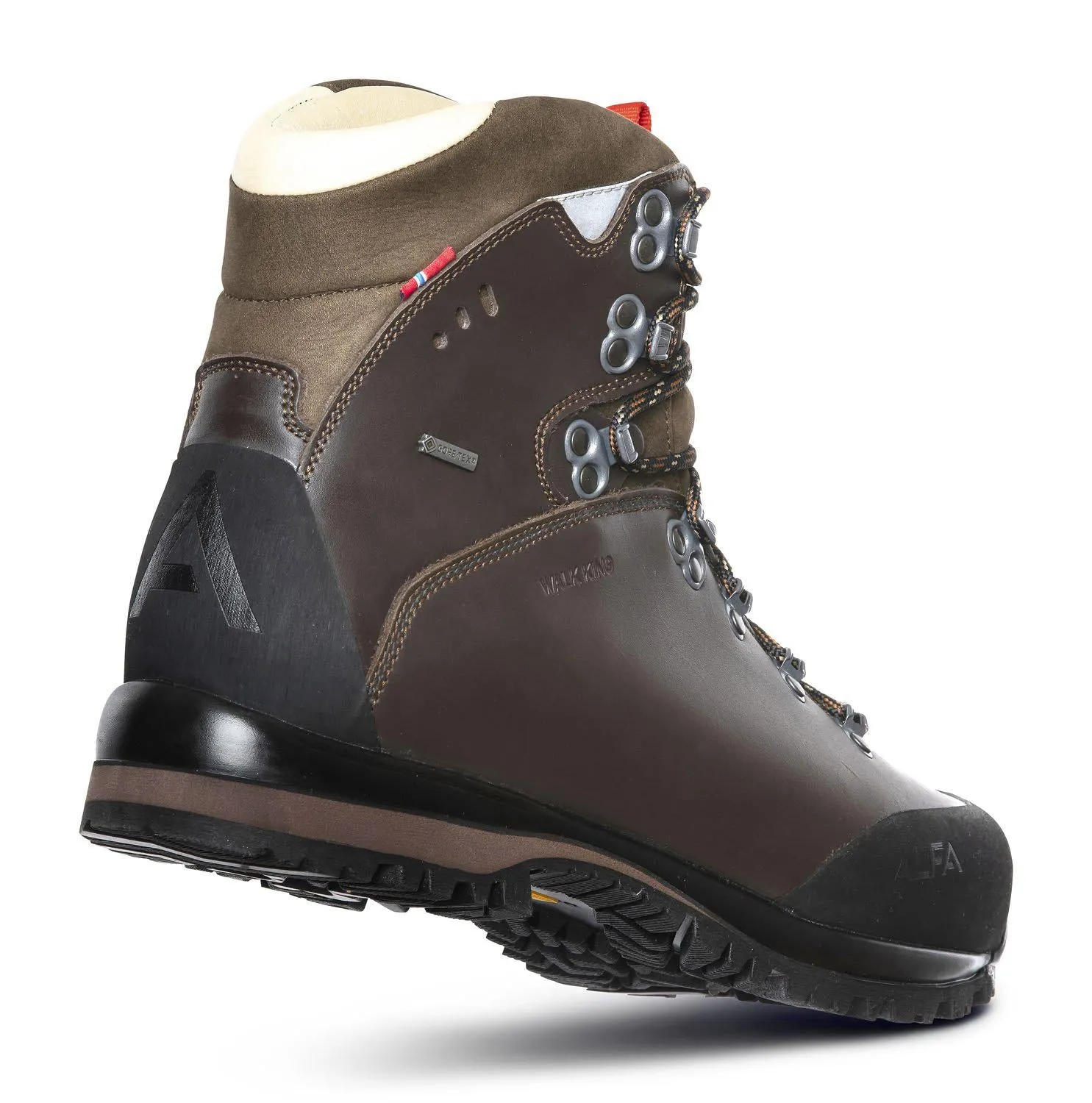 Walk King Advance GTX M - Hiking boot leather - CLASSIC BROWN