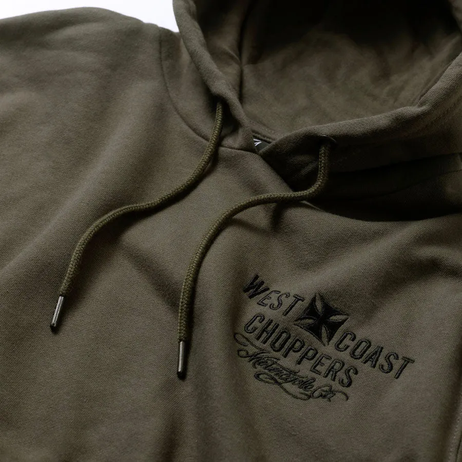 WCC FRISCO HOODY - OLIVE GREEN