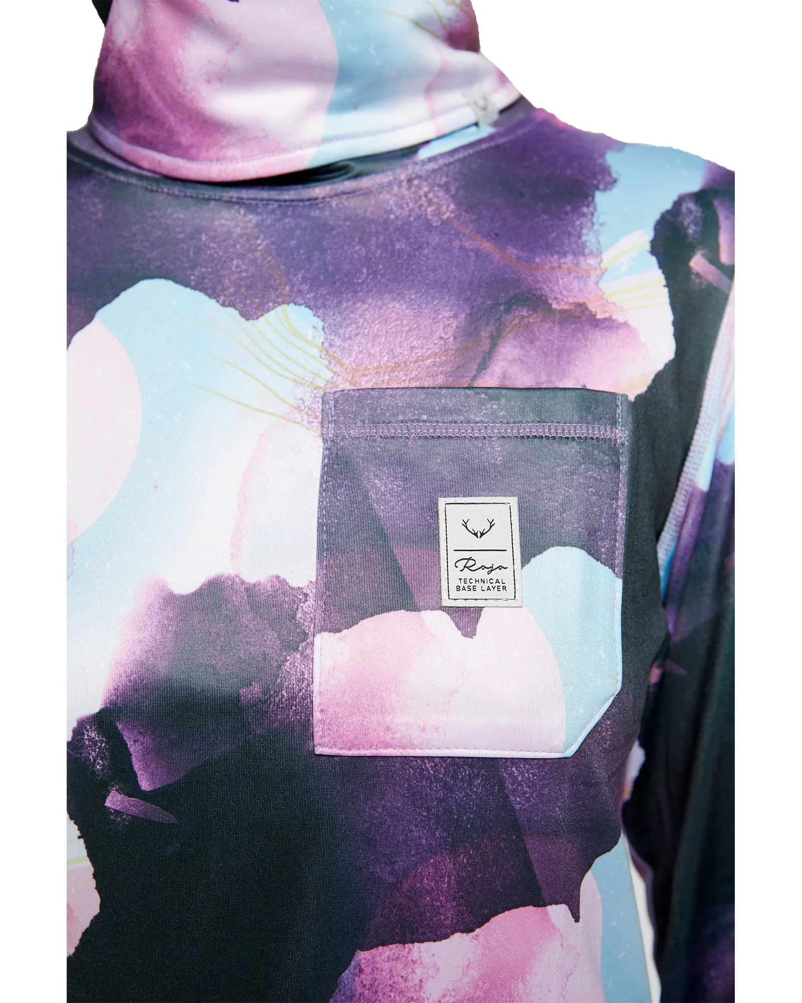 WOMENS PARK LIFE FUNNEL NECK - WATERCOLOUR UNIVERSE